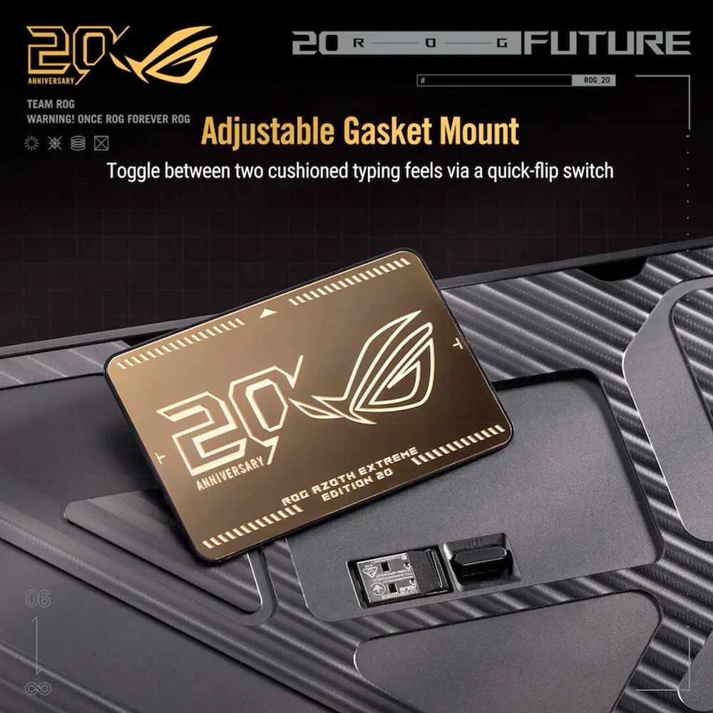Bàn phím cơ không dây ASUS Azoth Extreme Edition 20 (ROG NX Sw)