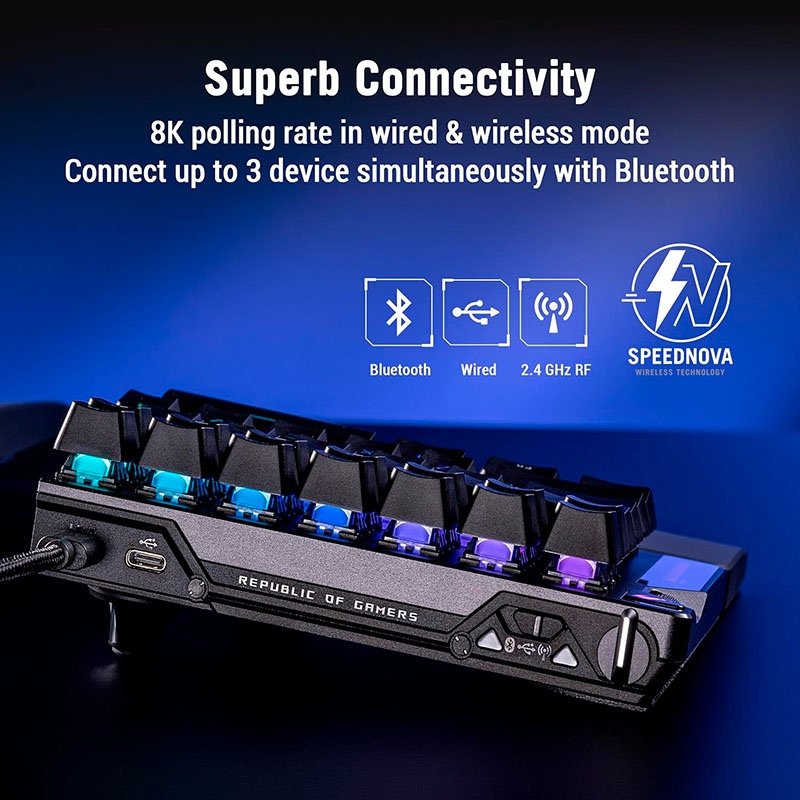 Bàn phím cơ không dây ASUS ROG Falcata HFX (ROG HFX V2 Sw)