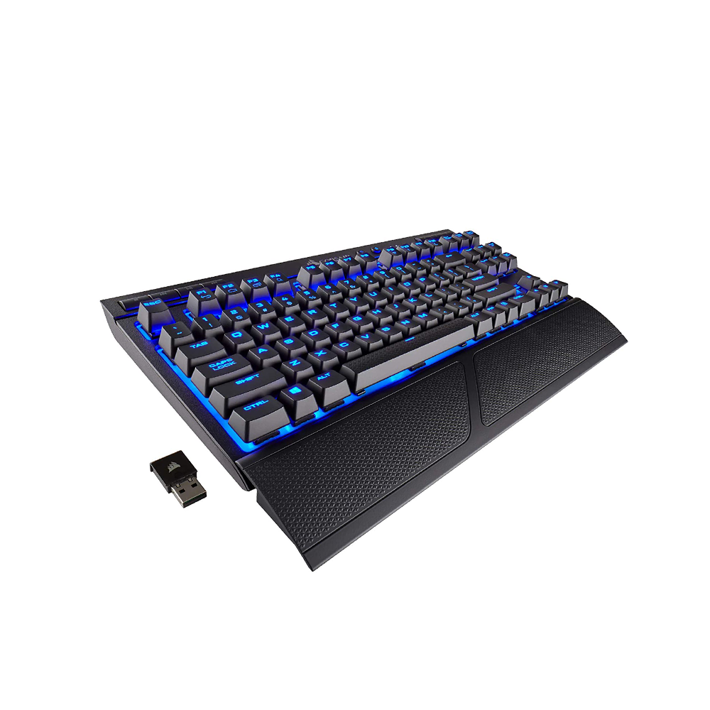 Bàn phím cơ TKL không dây Corsair K63 Mx Red CH-9145030-NA