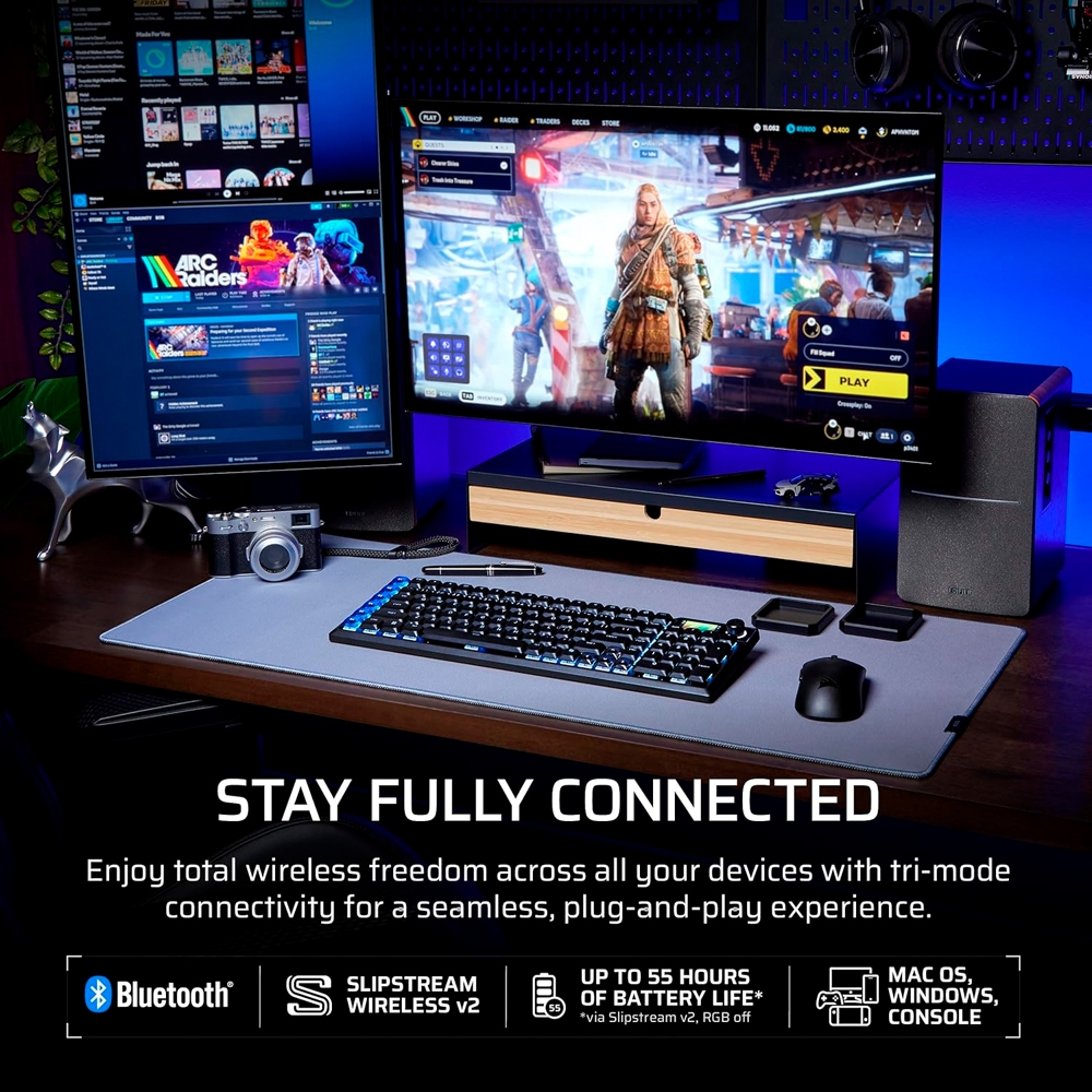 Bàn phím cơ không dây Corsair Vanguard Air 99 RGB SOCD (Corsair OPX Low Profile Sw)