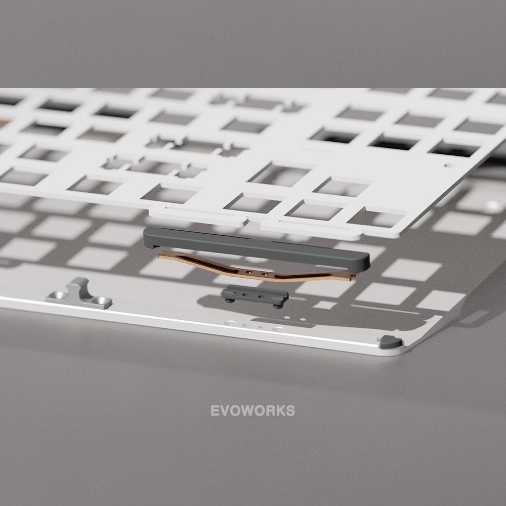 Bàn phím cơ không dây Evoworks Evo 80 RGB Hotswap (Keygeek Oat Sw)