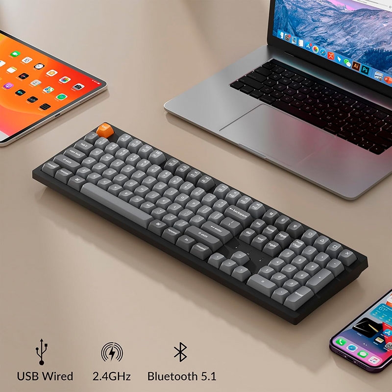 Bàn phím cơ không dây Keychron K10 Max QMK RGB (Keychron Sw)