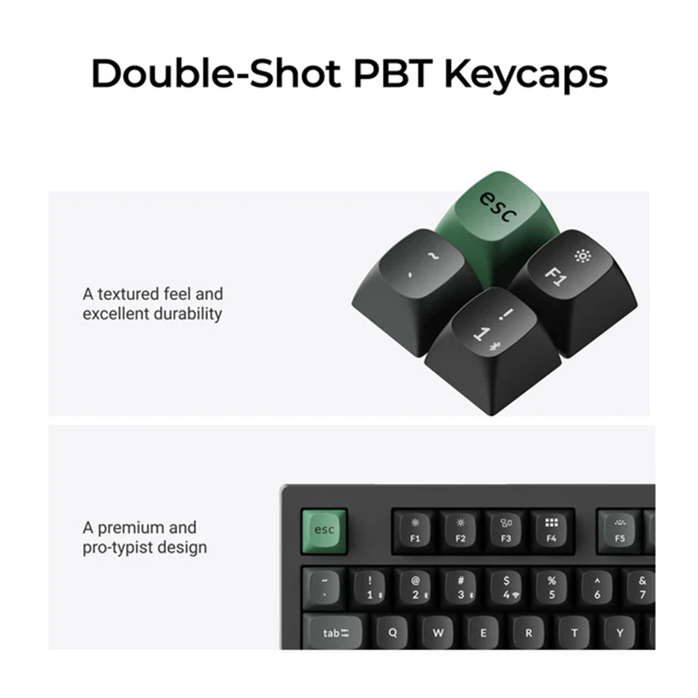 Bàn phím cơ không dây Keychron K10 Ultra 8K ZMK RGB Hotswap (Keychron SW)