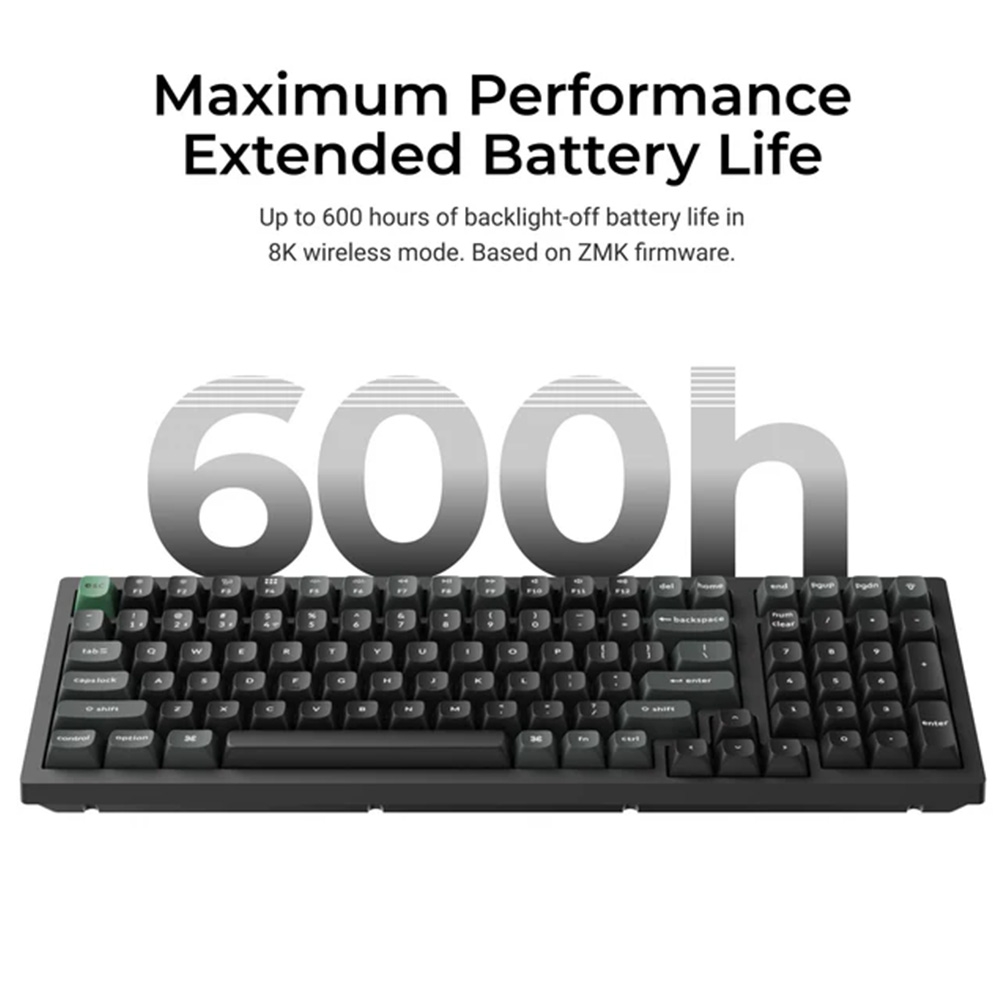 Bàn phím cơ không dây Keychron K10 Ultra 8K ZMK RGB Hotswap (Keychron SW)