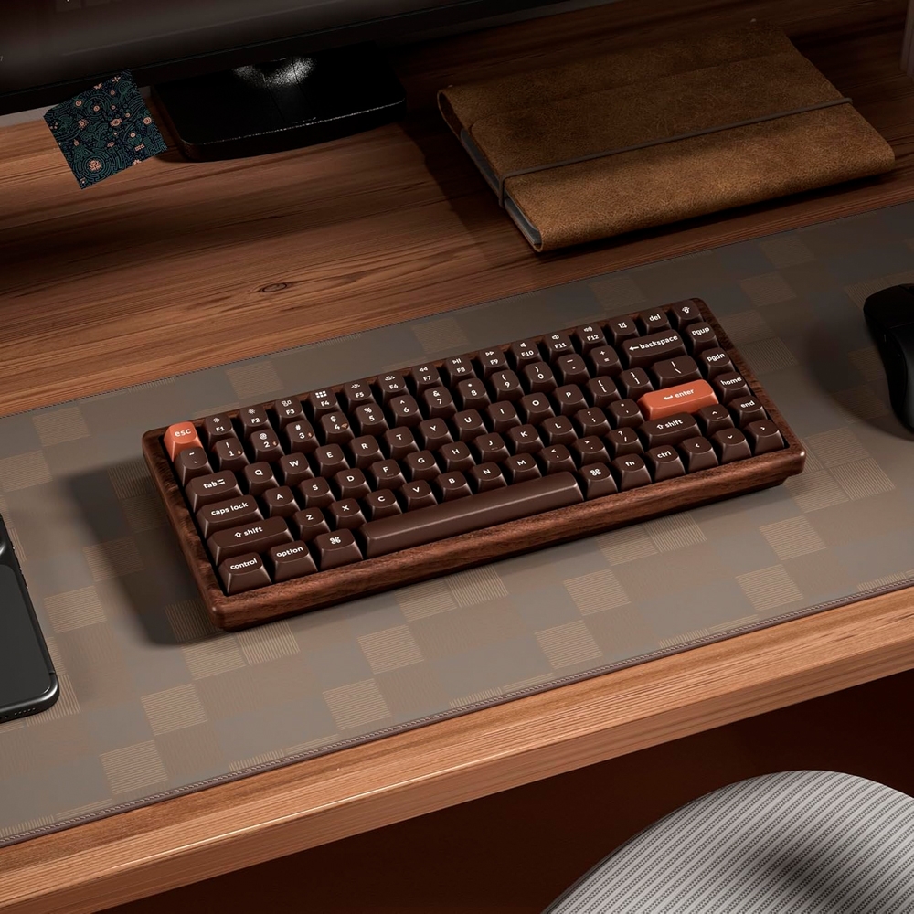 Bàn phím cơ không dây Keychron K2 HE All-Wood Special Edition RGB Hotswap Aluminum (Magnetic Sw)