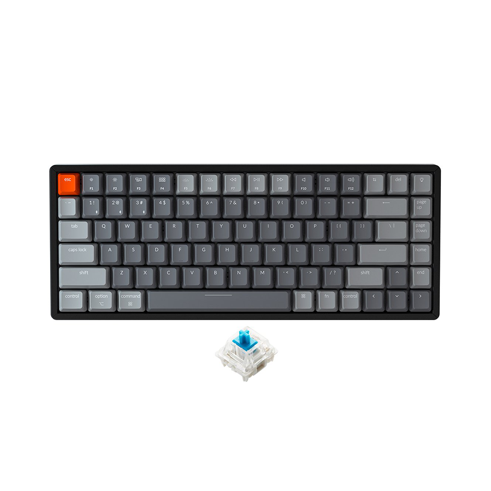 Bàn phím cơ không dây Keychron K2V2 Aluminum Led RGB Gateron Switch Red / Blue / Brown