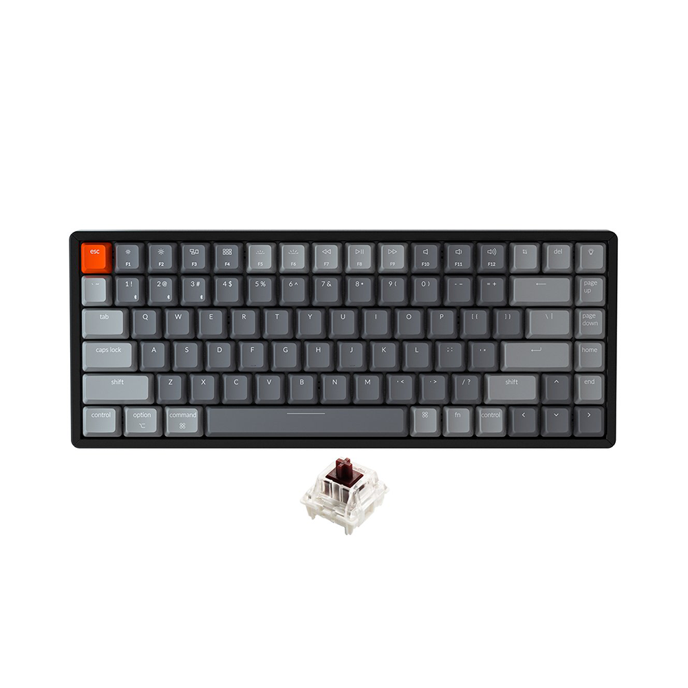 Bàn phím cơ không dây Keychron K2V2 Aluminum Led RGB Gateron Switch Red / Blue / Brown