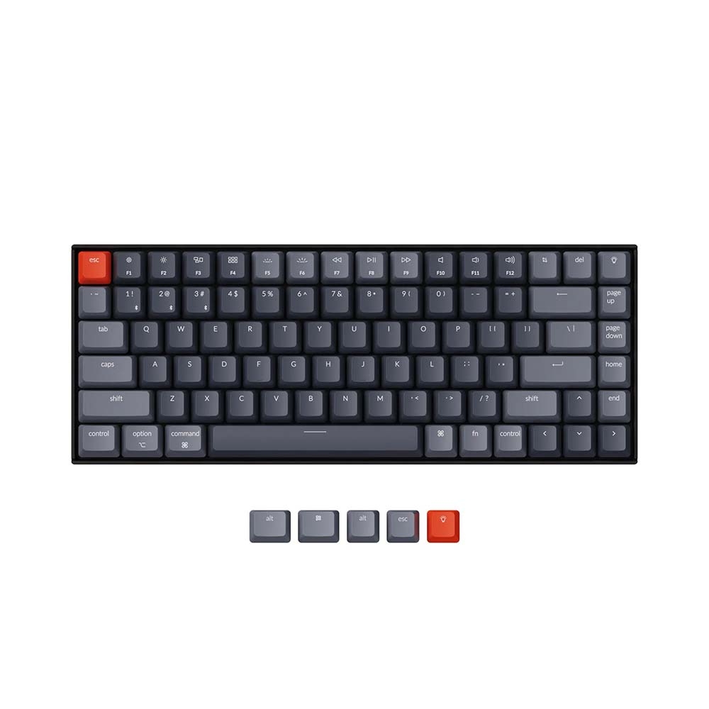 Bàn phím cơ không dây Keychron K2V2 White Led Gateron G Pro Switch Red / Blue / Brown