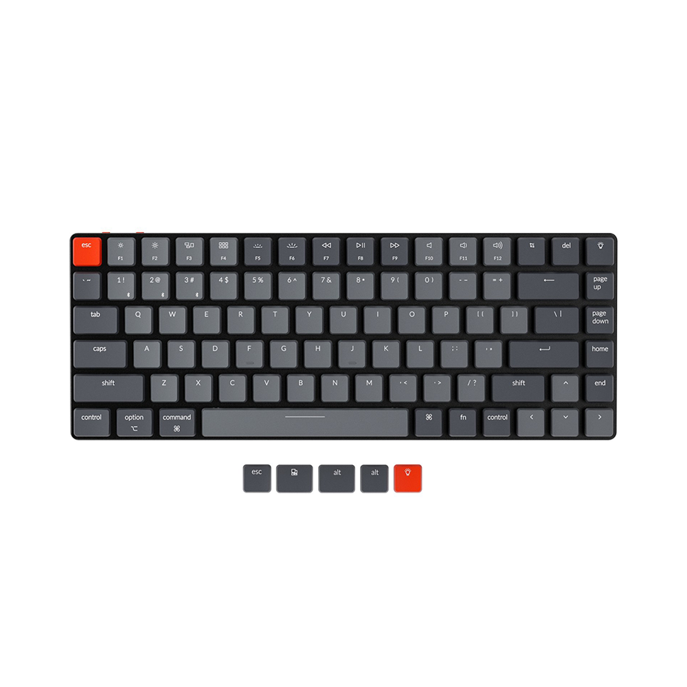 Bàn phím cơ không dây Keychron K3V2 Aluminum White Led HotSwap Optical Switch Low Profile Red / Blue / Brown