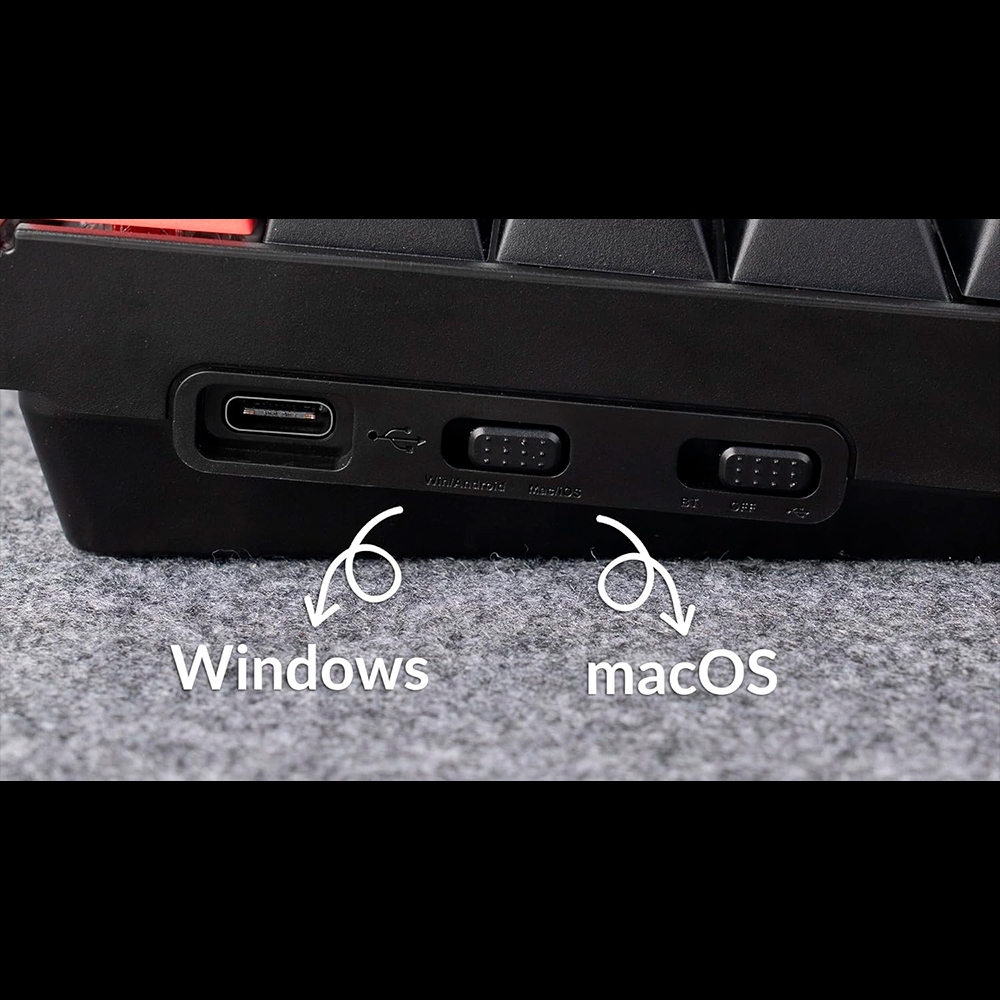 Bàn phím cơ không dây Keychron K4 V3 QMK RGB (Keychron Sw)