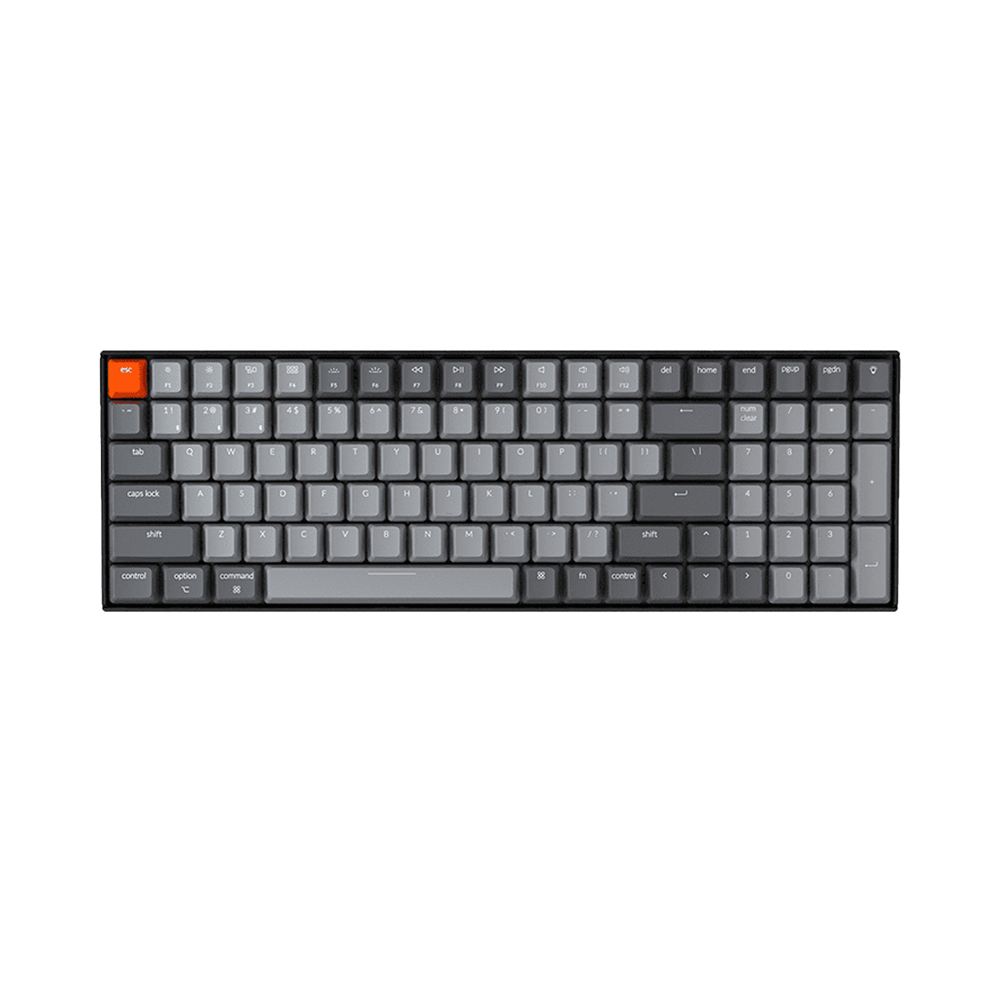 Bàn phím cơ không dây Keychron K4V2 Led đơn HotSwap Gateron Switch Red / Blue / Brown