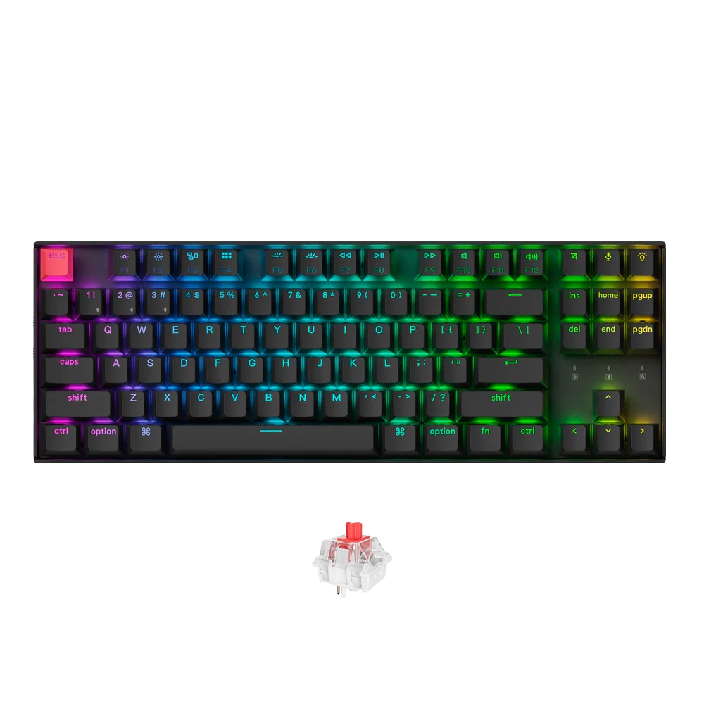 Bàn phím cơ không dây Keychron K8 V2 QMK RGB (Keychron Sw)