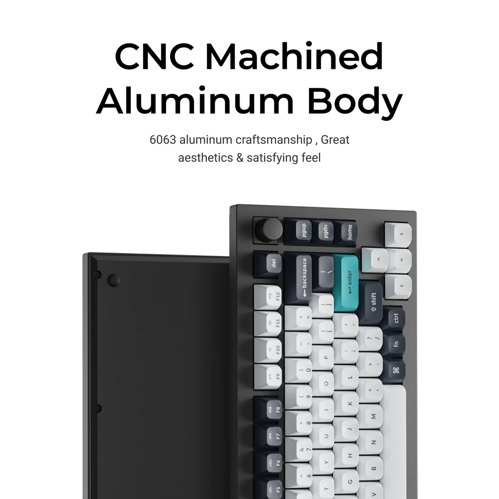 Bàn phím cơ không dây Southpaw Keychron Q12 Max RGB Hotswap (Gateron Sw)