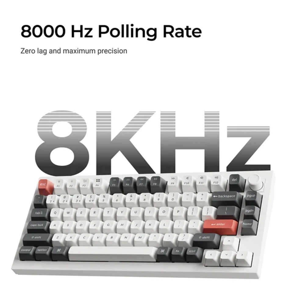 Bàn phím cơ không dây Keychron Q1 Ultra 8K ZMK RGB Hotswap (Keychron SW)