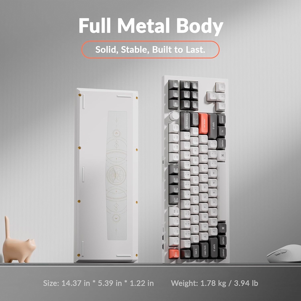 Bàn phím cơ không dây Keychron Q3 Ultra 8K ZMK RGB Hotswap (Keychron SW)
