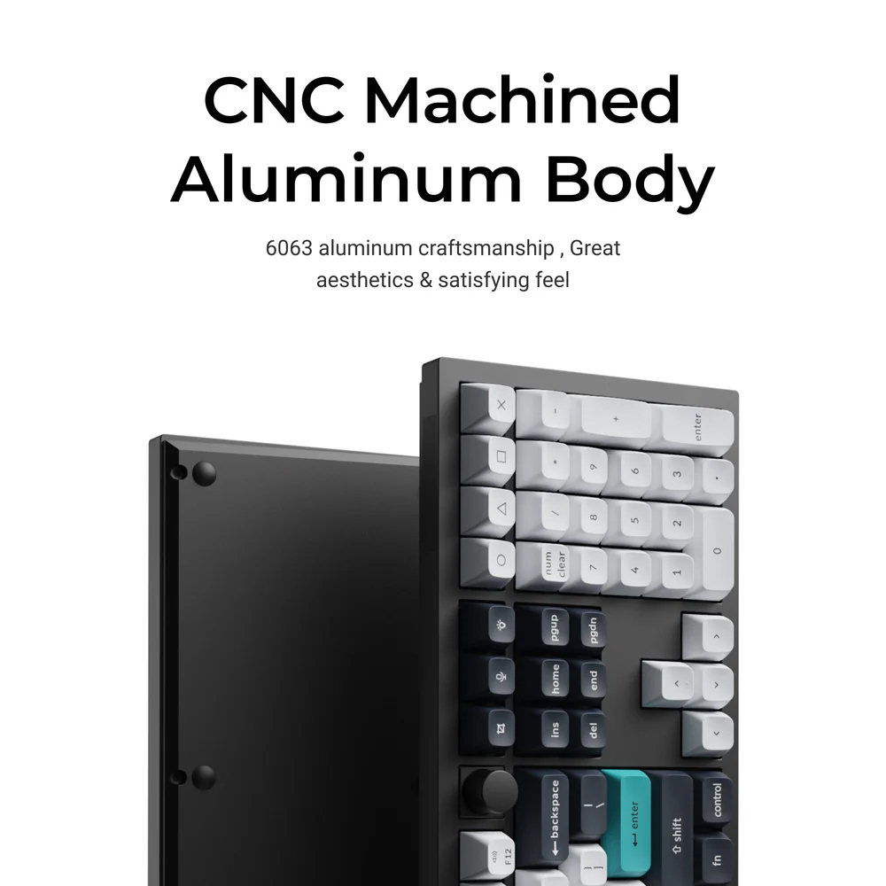 Bàn phím cơ không dây Keychron Q6 Max RGB Hotswap (Gateron Sw)