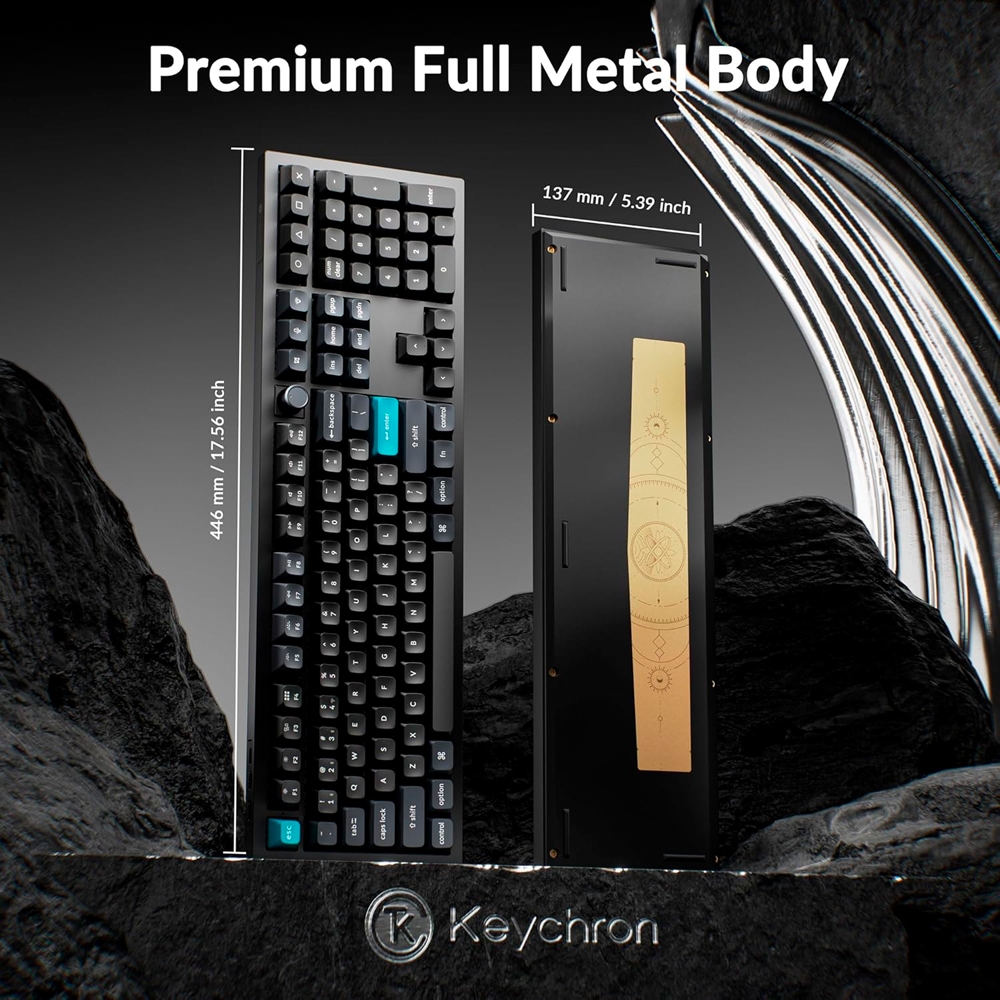 Bàn phím cơ không dây Keychron Q6 Ultra 8K ZMK RGB Hotswap (Keychron SW)