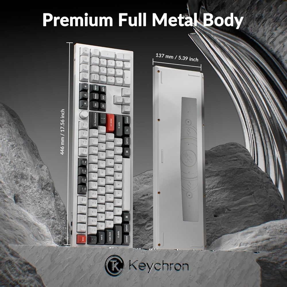 Bàn phím cơ không dây Keychron Q6 Ultra 8K ZMK RGB Hotswap (Keychron SW)