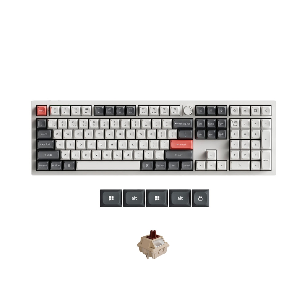 Bàn phím cơ không dây Keychron Q6 Ultra 8K ZMK RGB Hotswap (Keychron SW)