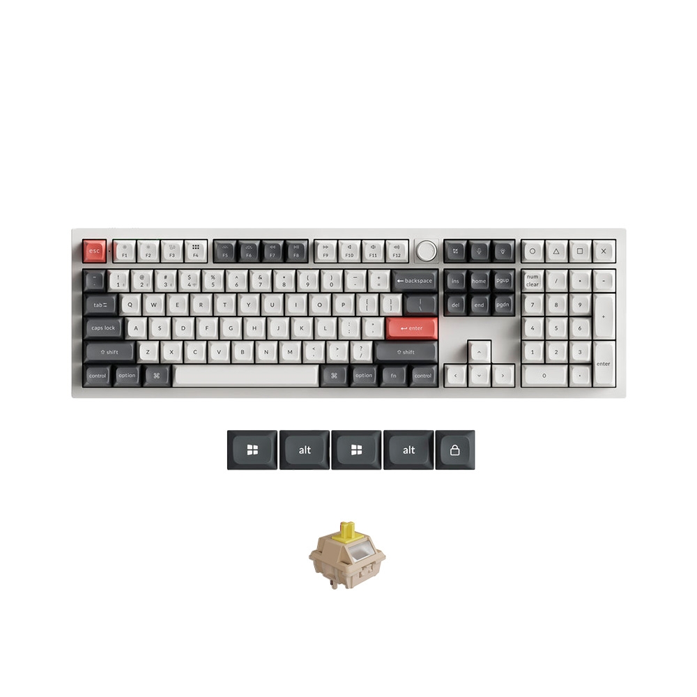 Bàn phím cơ không dây Keychron Q6 Ultra 8K ZMK RGB Hotswap (Keychron SW)