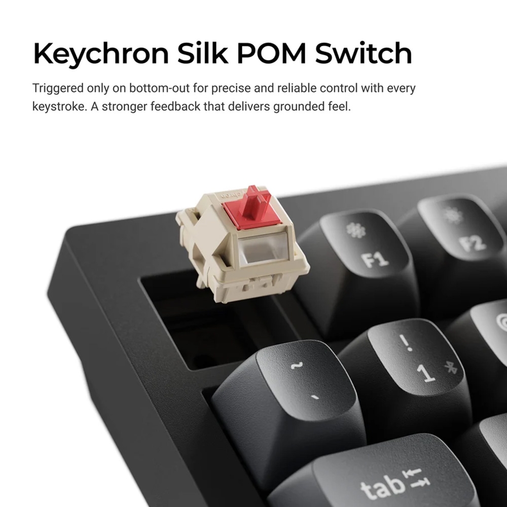 Bàn phím cơ không dây Keychron V3 Ultra 8K ZMK RGB Hotswap (Keychron Sw)