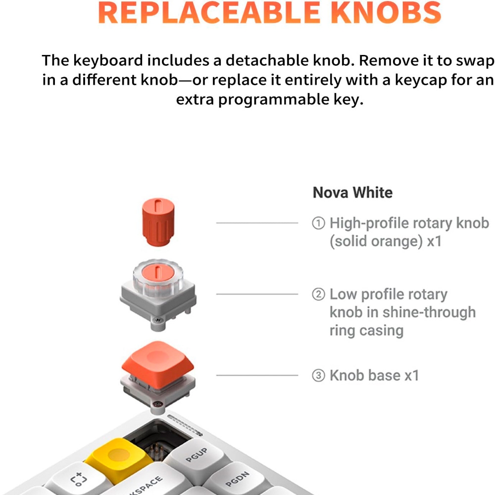 Bàn phím cơ không dây NuPhy Air100 V3 RGB Hotswap (Nuphy Sw)