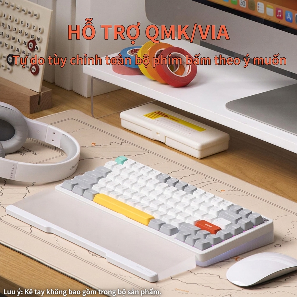 Bàn phím cơ không dây NuPhy Halo75 V2 QMK RGB Hotswap (NuPhy Sw)