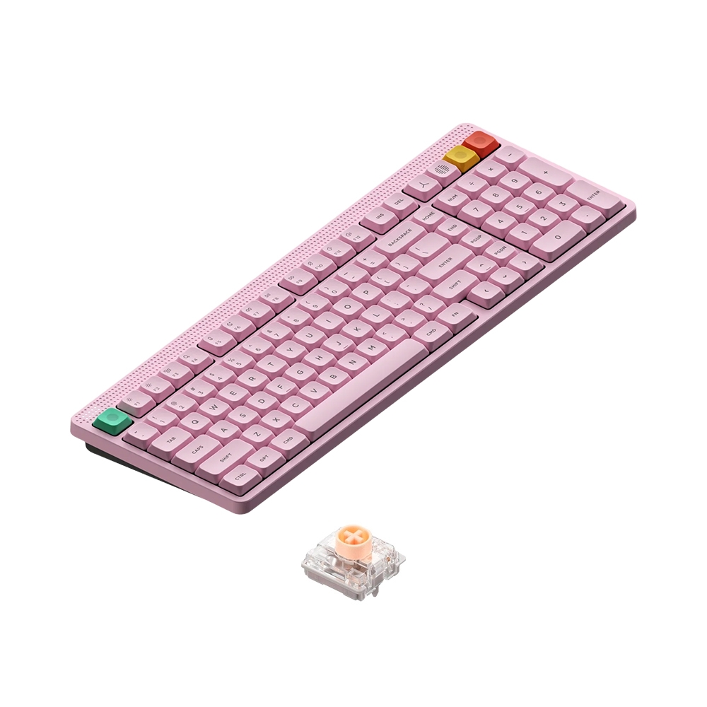 Bàn phím cơ không dây NuPhy Node100 Low Profile RGB Hotswap (Nuphy Sw)