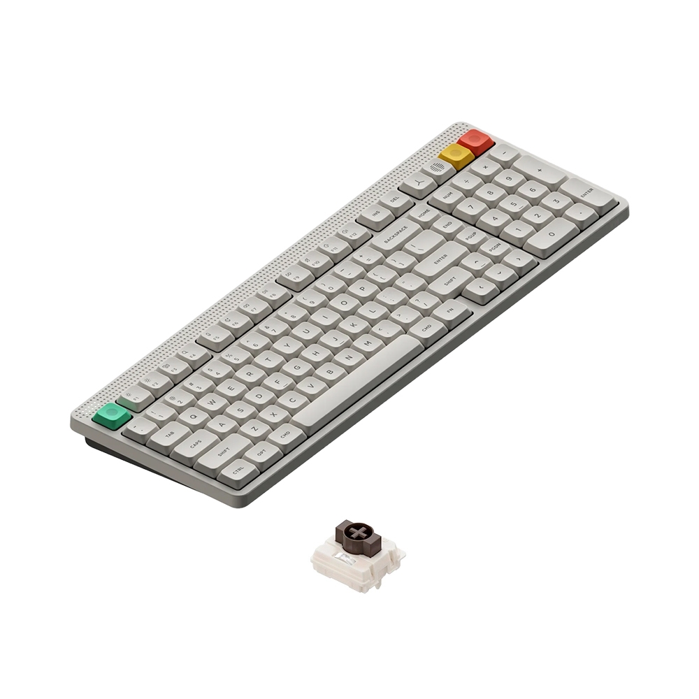 Bàn phím cơ không dây NuPhy Node100 Low Profile RGB Hotswap (Nuphy Sw)