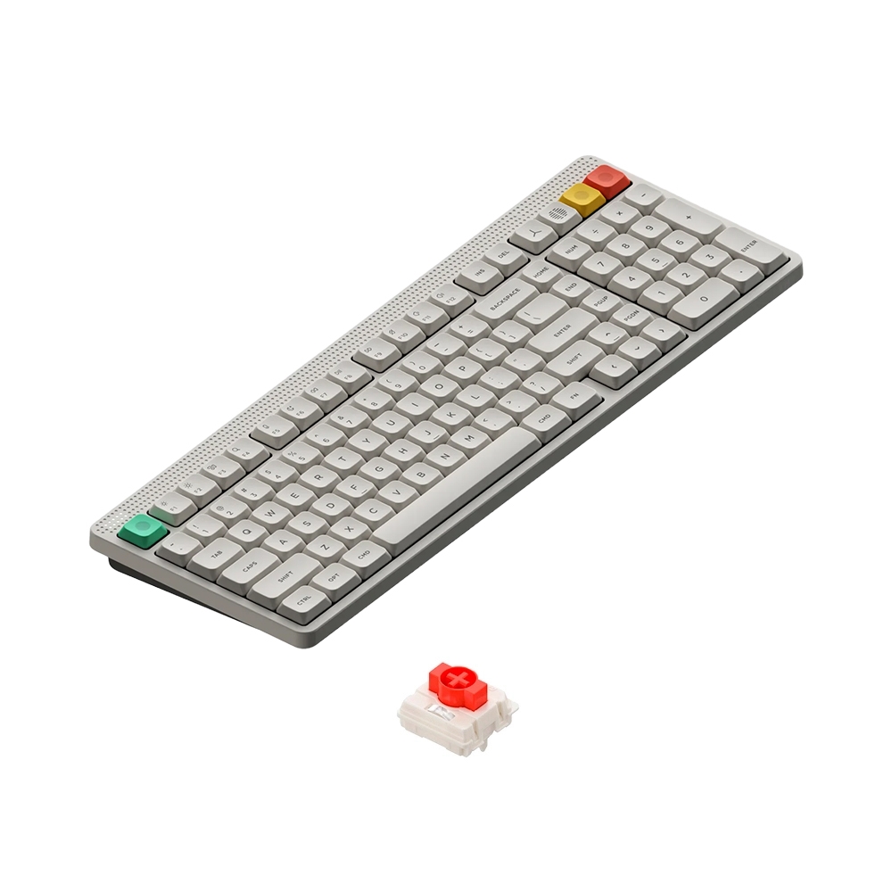 Bàn phím cơ không dây NuPhy Node100 Low Profile RGB Hotswap (Nuphy Sw)