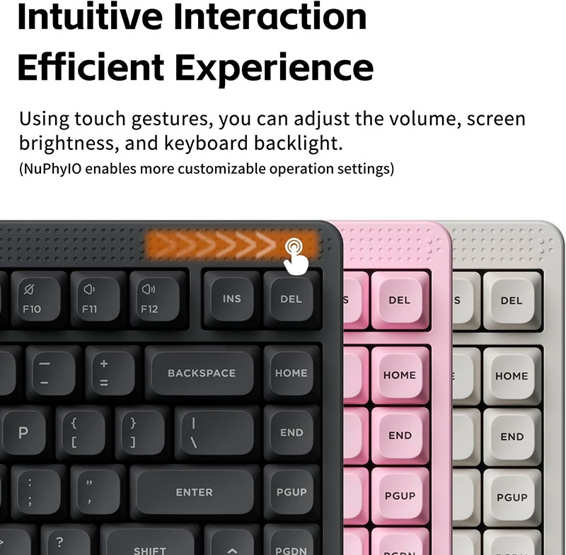 Bàn phím cơ không dây NuPhy Node75 Low Profile RGB Hotswap (Nuphy Sw)