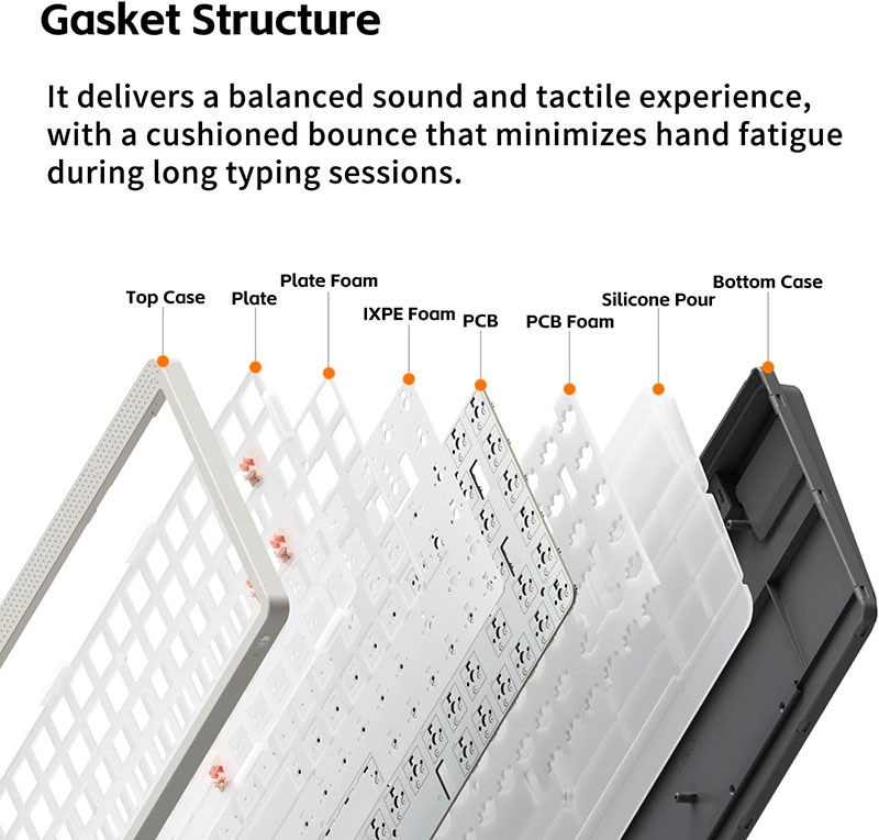 Bàn phím cơ không dây NuPhy Node75 Low Profile RGB Hotswap (Nuphy Sw)