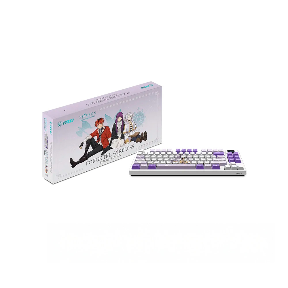 Bàn phím cơ không dây TKL MSI FORGE TKL WIRELESS FRIEREN EDITION