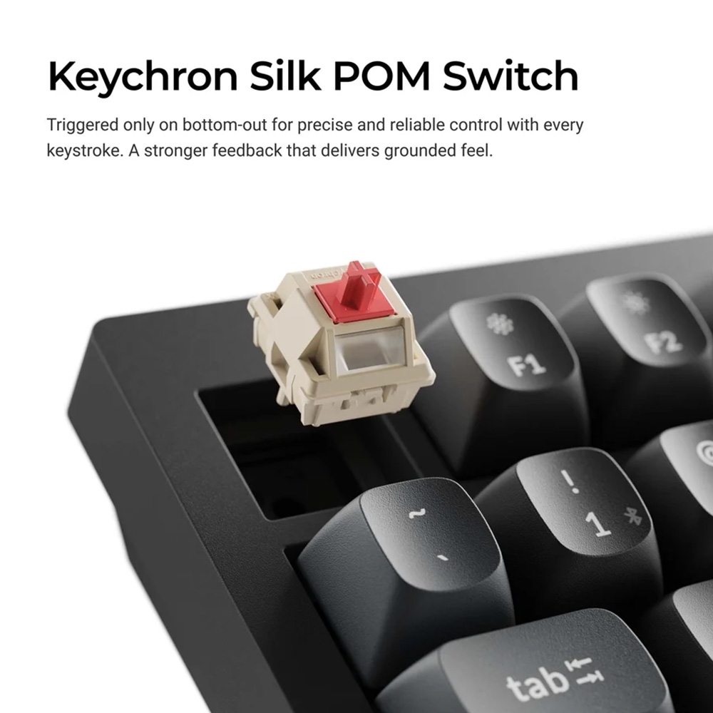 Bàn phím cơ không dây Keychron V1 Ultra 8K ZMK RGB Hotswap