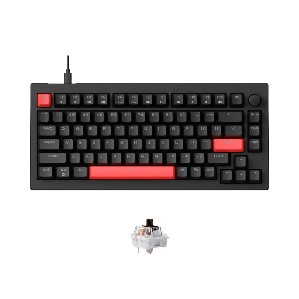 Bàn phím cơ Lemokey X4 Red Blacklight (Keychron Sw)