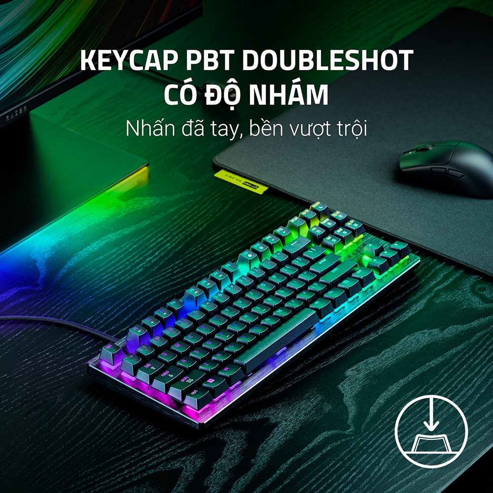 Bàn phím cơ Razer Huntsman V3 HE Magnetic Tenkeyless 8KHz RZ03-05920100-R3M1