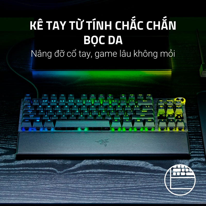 Bàn phím cơ Razer Huntsman V3 Pro Tenkeyless 8KHz Analog Optical