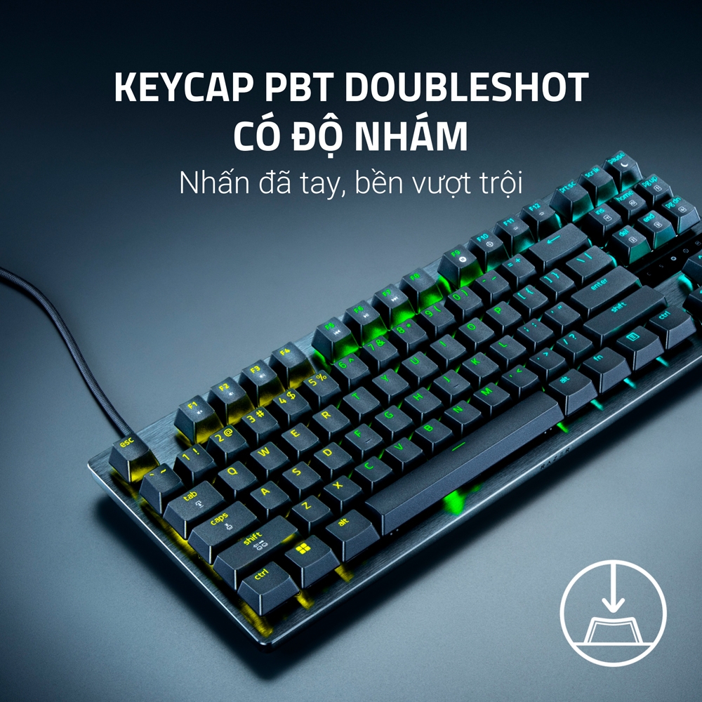 Bàn phím cơ Razer Huntsman V3 Tenkeyless 8KHz Analog Optical RZ03-05750100-R3M1