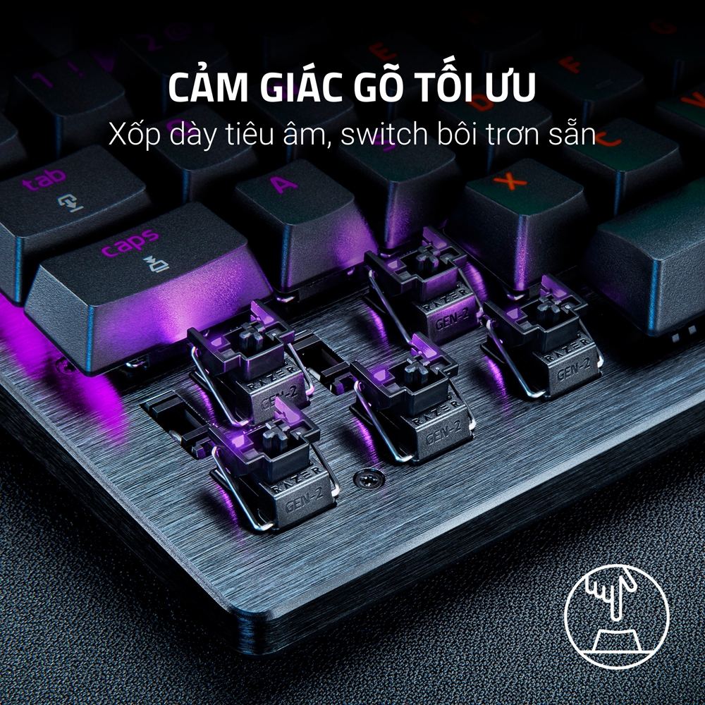 Bàn phím cơ Razer Huntsman V3 Tenkeyless 8KHz Analog Optical RZ03-05750100-R3M1