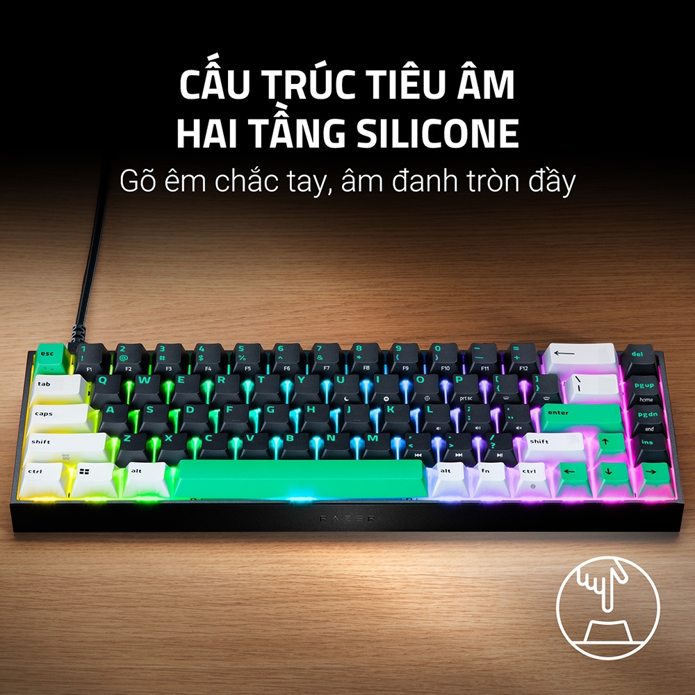 Bàn phím cơ Razer Reclusa X Mini 65% RZ03-05980100-R3M1