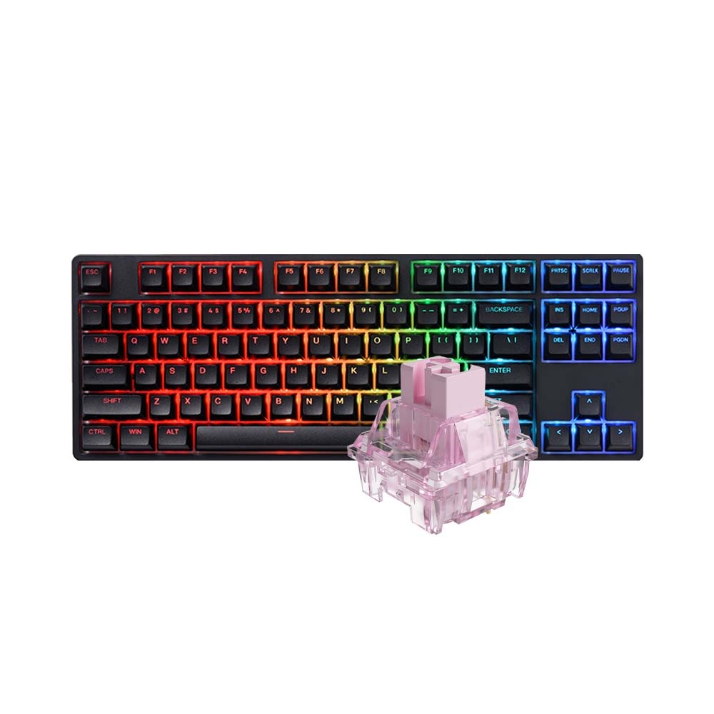 Bàn phím cơ TKL AKKO 5087 RGB ASA Black (Akko CS Sw)