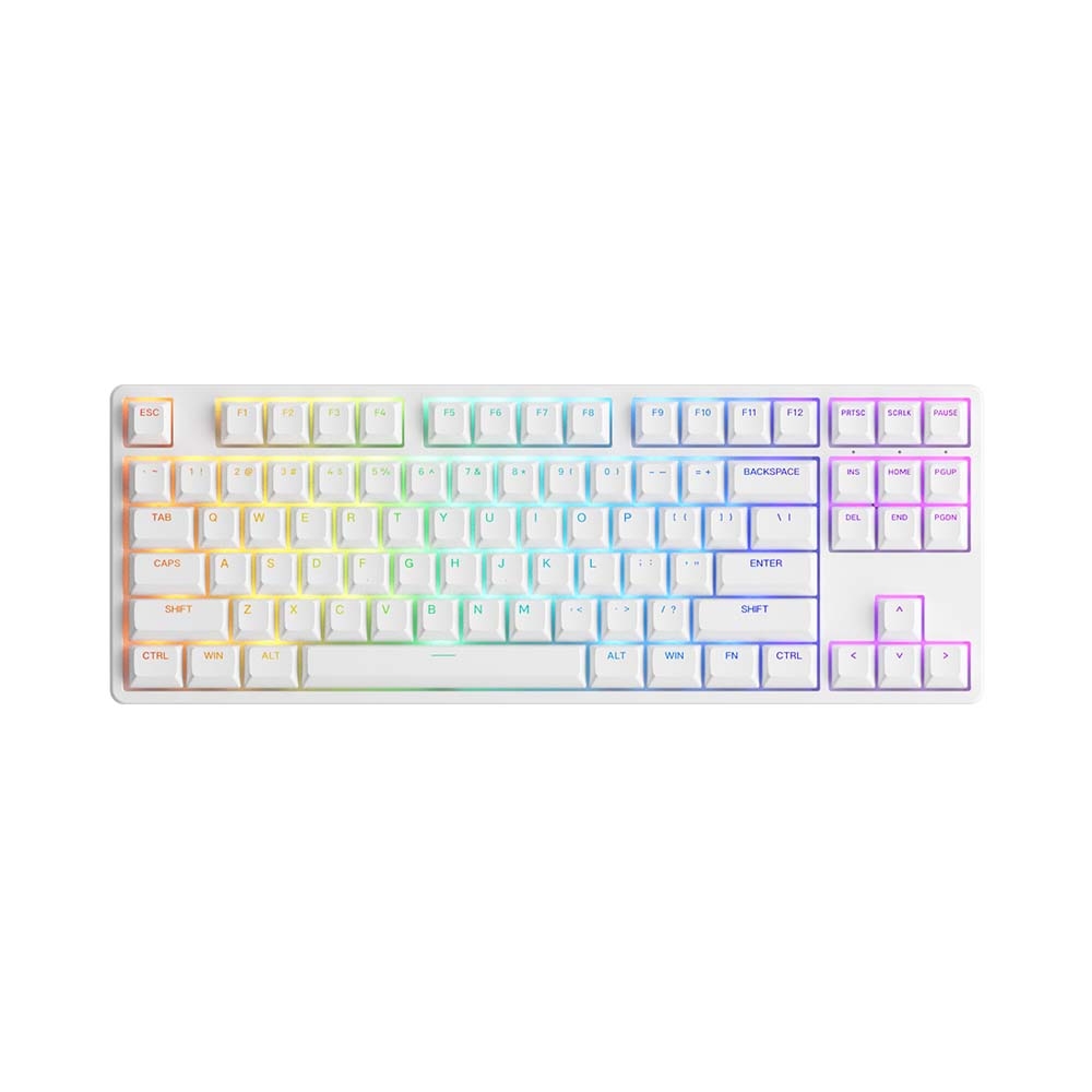 Bàn phím cơ TKL AKKO 5087 RGB ASA White (Akko CS Sw)