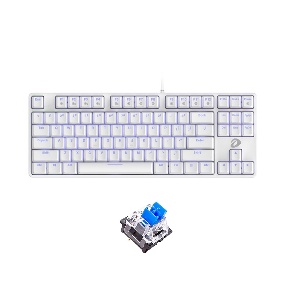 Bàn phím cơ TKL Dareu EK87 White D Switch Red / Blue / Brown