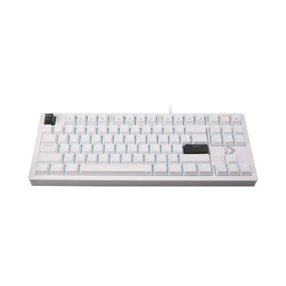 Bàn phím cơ TKL DareU EK87 V2 White D Switch Red / Blue / Brown