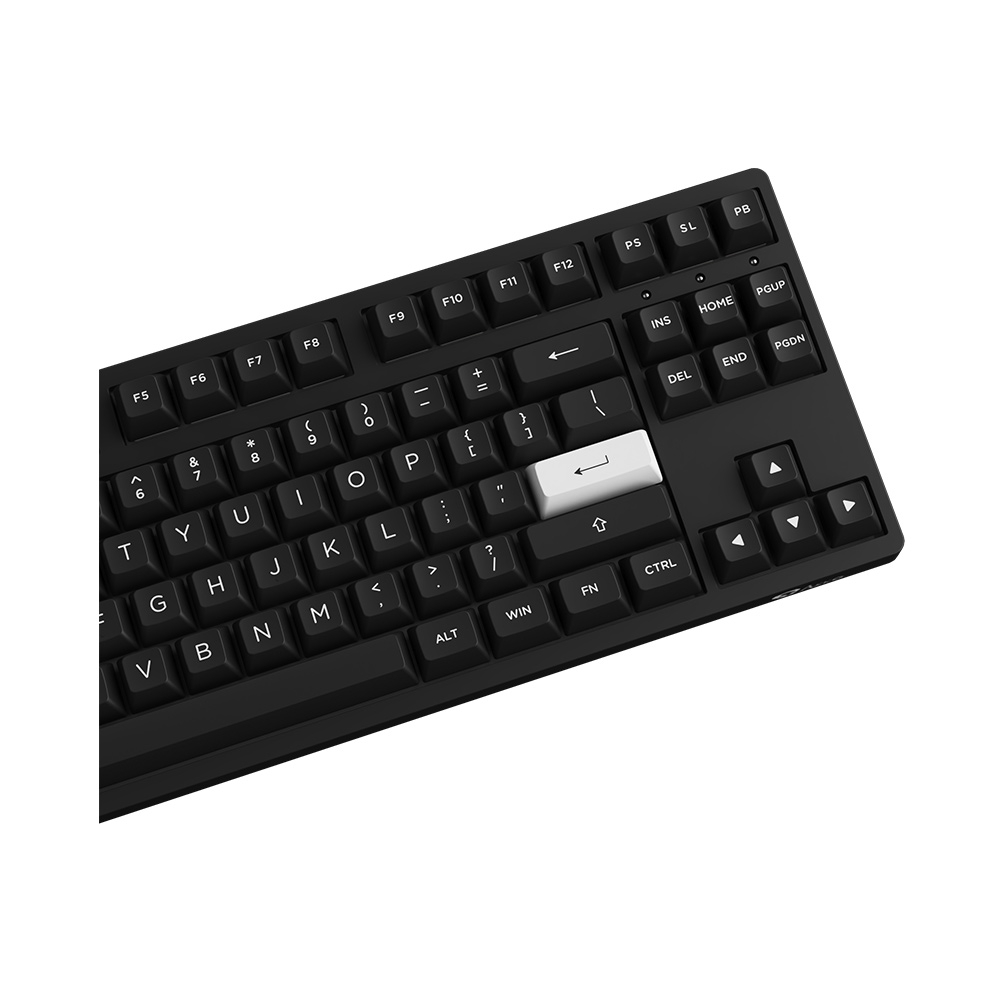 Bàn phím cơ TKL không dây AKKO 3087 RF White on Black (AKKO Sw V3)