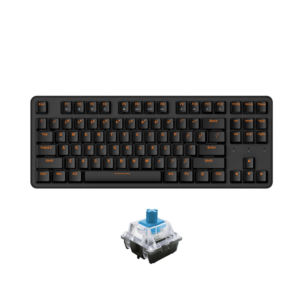 Bàn phím cơ TKL không dây Dareu EK807G Black D Switch Red / Blue / Brown