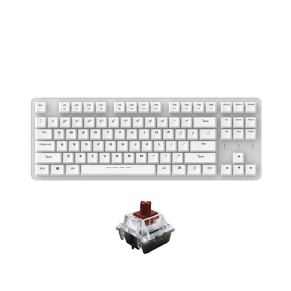 Bàn phím cơ TKL không dây Dareu EK807G White D Switch Red / Blue / Brown