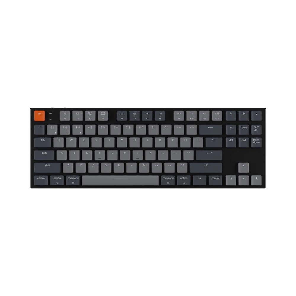 Bàn phím cơ TKL không dây Keychron K1V5 White Led Gateron Switch Low Profile Red / Blue / Brown