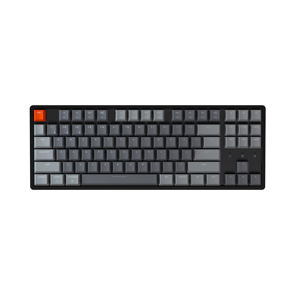 Bàn phím cơ TKL không dây Keychron K8 Aluminum Led RGB Gateron Switch Red / Blue / Brown