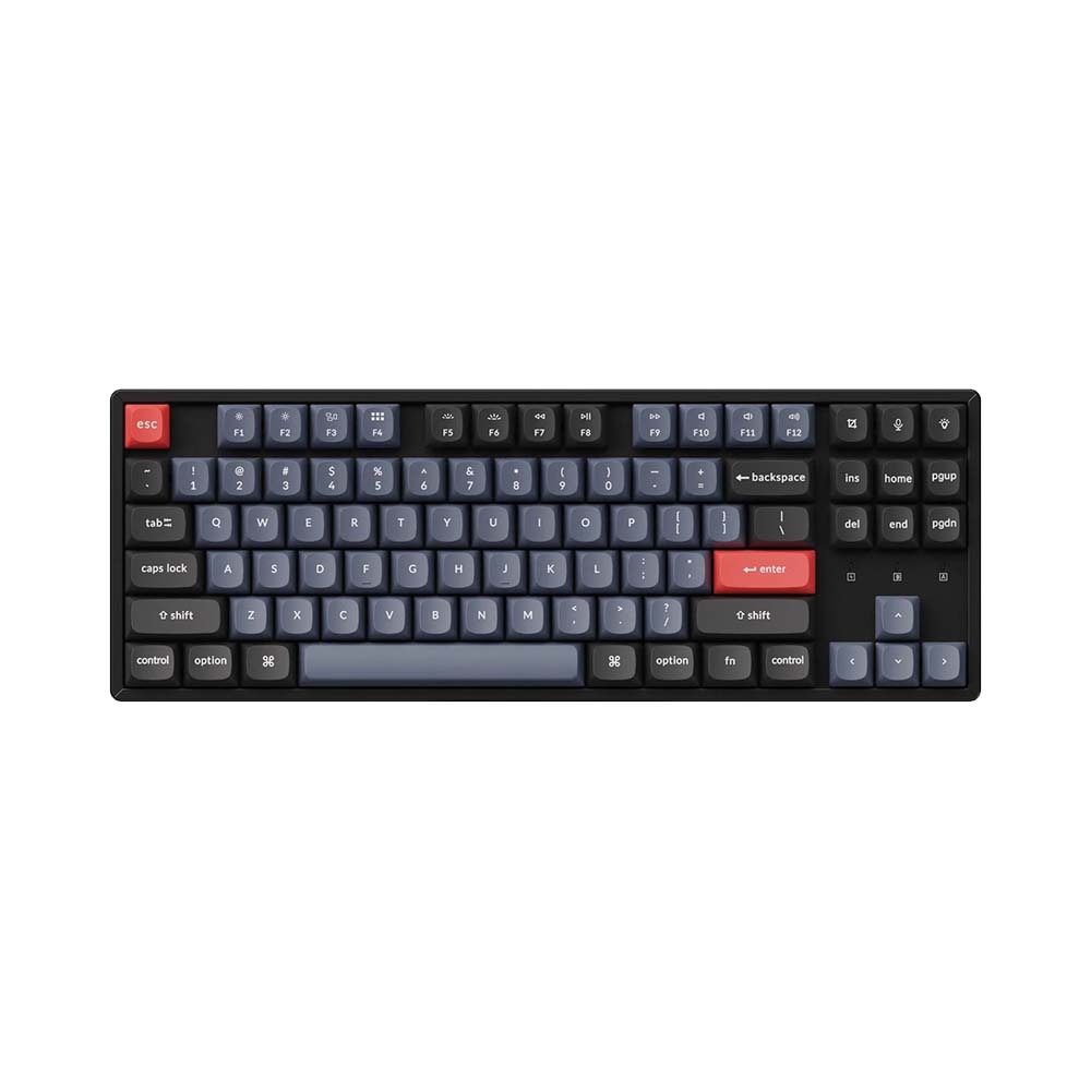 Bàn phím cơ không dây TKL Keychron K8 Pro Aluminum Frame RGB Hotswap (Gateron Sw)